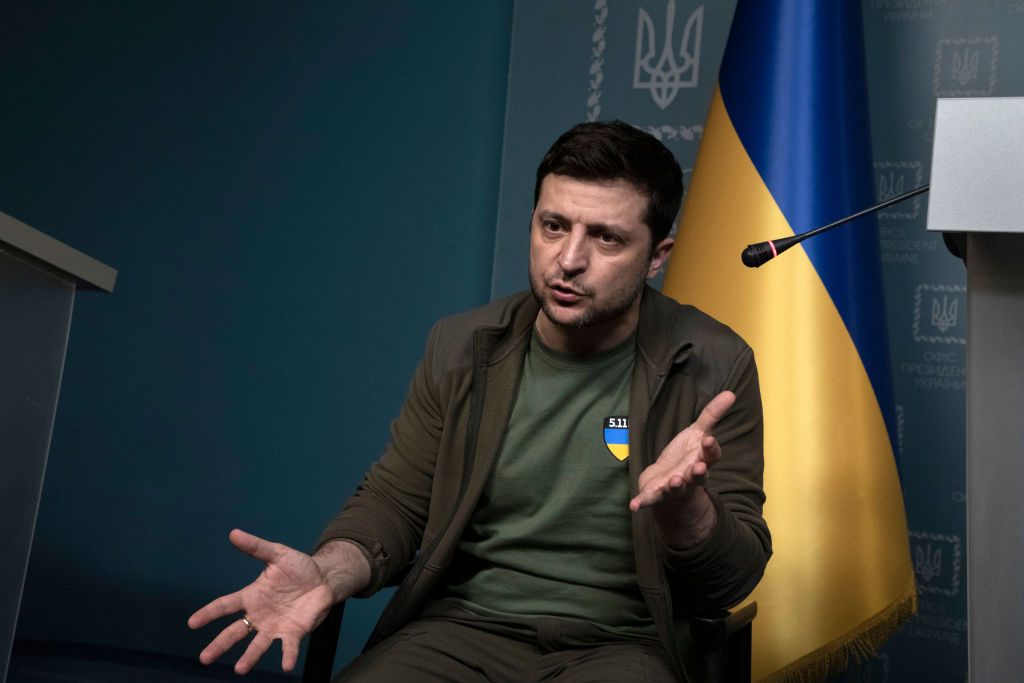 Volodymyr Zelenskyj med krav til OL