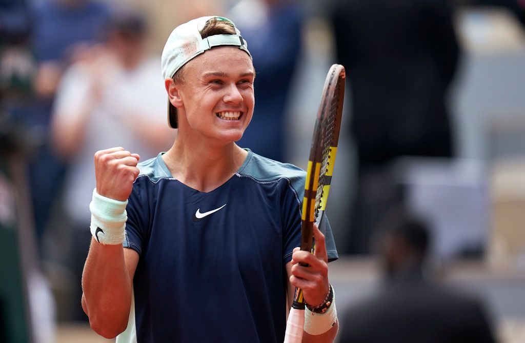 Holger Rune med hyldest af Caroline Wozniacki