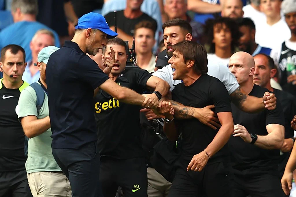 Conte og Tuchel straffet efter sammenstød