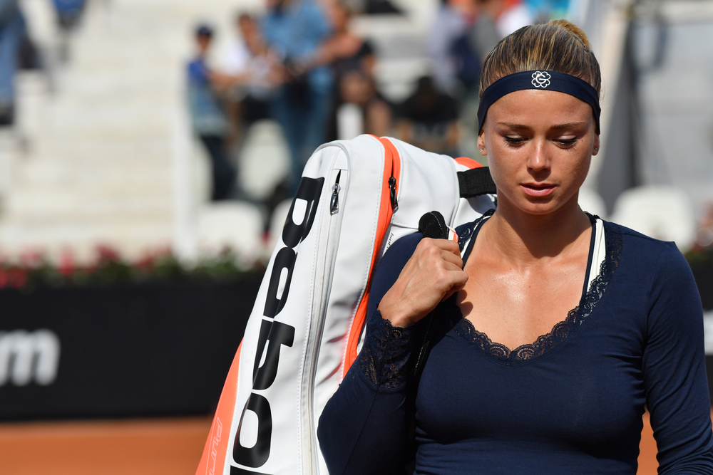 Tennisstjernen Camila Giorgi flygter fra Italien midt i rygter om skatteunddragelse