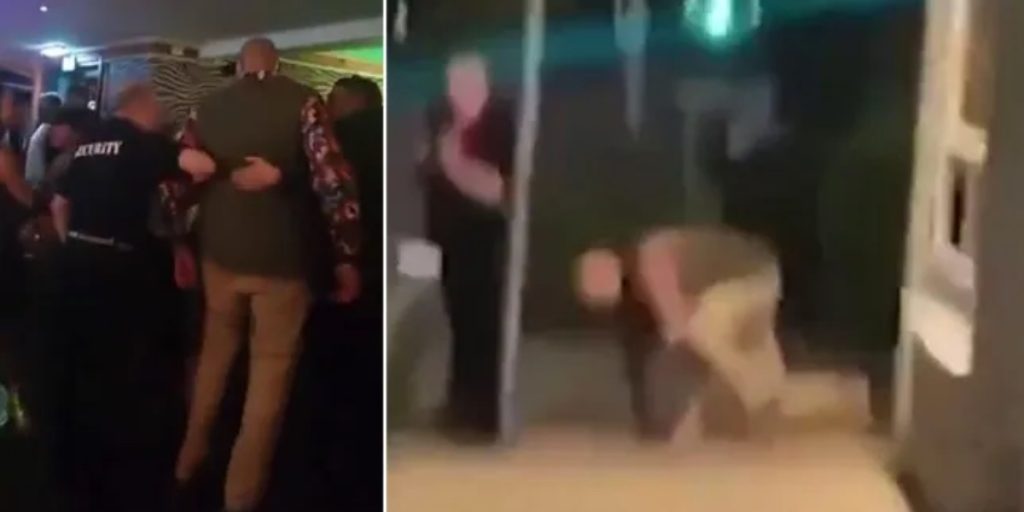 Fuld Tyson Fury smidt ud af bar af ‘meget modige dørmænd’