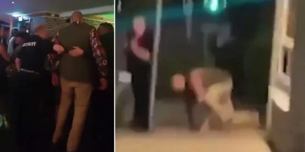 Fuld Tyson Fury smidt ud af bar af ‘meget modige dørmænd’