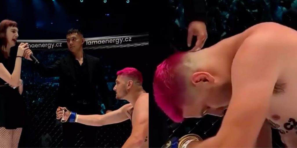 MMA-kæmper frier til kæreste efter kamp – men bliver brutalt afvist