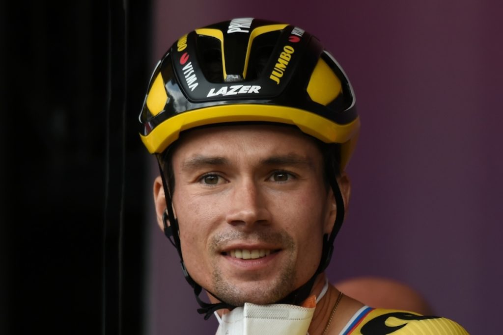 Primoz Roglic deler vildt billede efter grufuldt styrt