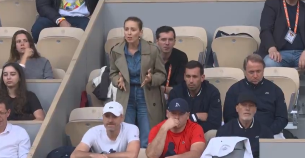French Open: Novak Djokovic og konen begynder at ‘skændes’ midt i 5. sæt