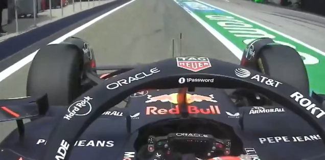 Udløser det en straf? Kontroversiel handling fra Max Verstappen fanget på kamera